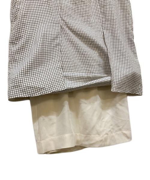 FENDI（フェンディ）FENDI (フェンディ) ノースリーブシルクワンピース ホワイト サイズ:40の古着・服飾アイテム