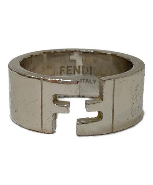 FENDI（フェンディ）FENDI (フェンディ) FFロゴリング シルバー サイズ:S(18-19号)の古着・服飾アイテム