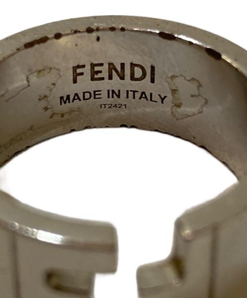 FENDI（フェンディ）FENDI (フェンディ) FFロゴリング シルバー サイズ:S(18-19号)の古着・服飾アイテム