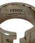 中古・古着 FENDI (フェンディ) FFロゴリング シルバー サイズ:S(18-19号)：18000円