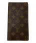 LOUIS VUITTON（ルイ ヴィトン）の古着「ポルトバルール カルトクレディ モノグラム 長財布」｜ブラウン
