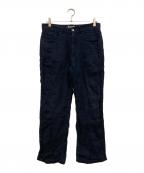 AURALEEオーラリー）の古着「LINEN DOUBLE FACE 5P PANTS」｜ネイビー