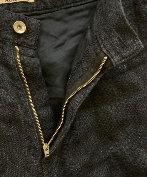 AURALEE（オーラリー）AURALEE (オーラリー) LINEN DOUBLE FACE 5P PANTS ネイビー サイズ:3の古着・服飾アイテム