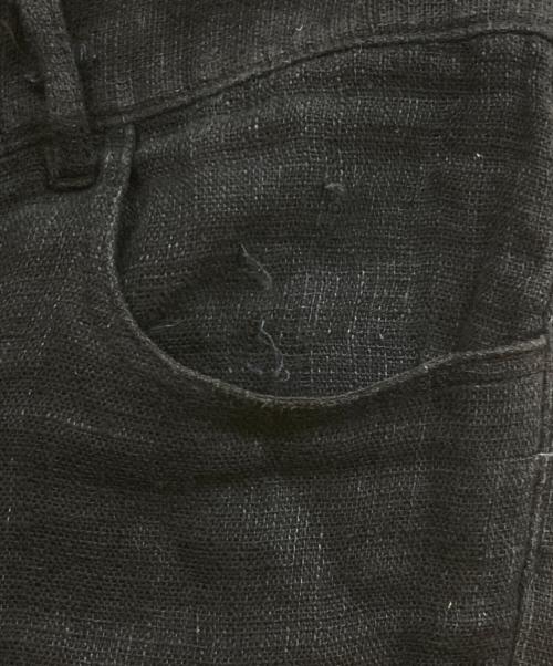 AURALEE（オーラリー）AURALEE (オーラリー) LINEN DOUBLE FACE 5P PANTS ネイビー サイズ:3の古着・服飾アイテム