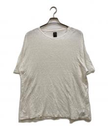 BATONER（バトナ―）の古着「NORMANDY LINEN T-SHIRT」｜ホワイト
