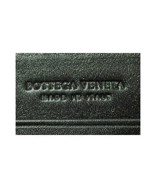 BOTTEGA VENETA（ボッテガベネタ）BOTTEGA VENETA ボッテガ・ヴェネタ ラウンドファスナーウォレット ブラックの古着・服飾アイテム