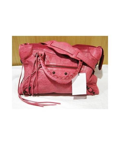 BALENCIAGA（バレンシアガ）BALENCIAGA バレンシアガ ハンドバッグ ピンク THE CITYの古着・服飾アイテム