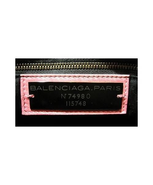 BALENCIAGA（バレンシアガ）BALENCIAGA バレンシアガ ハンドバッグ ピンク THE CITYの古着・服飾アイテム