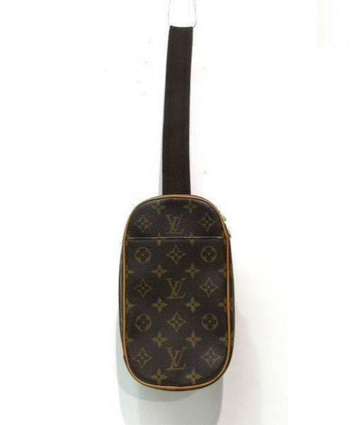 LOUIS VUITTON（ルイ ヴィトン）LOUIS VUITTON (ルイヴィトン) ポシェットガンジュ  ブラウン サイズ:- モノグラム M51870 CA0024　ガンジュの古着・服飾アイテム