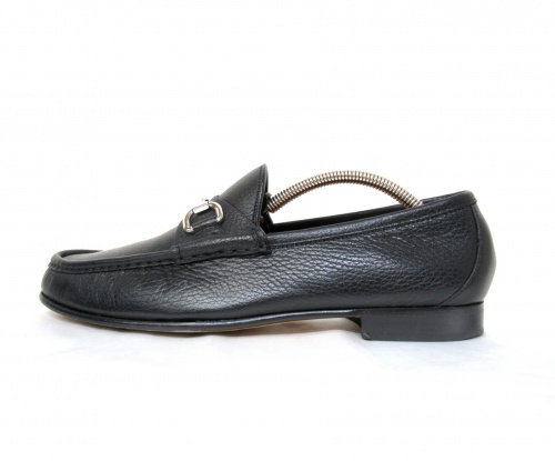 GUCCI（グッチ）GUCCI (グッチ) ビットローファー ブラック サイズ:7 1/2の古着・服飾アイテム