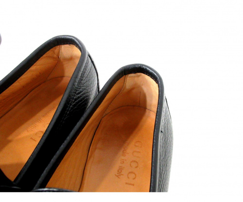 GUCCI（グッチ）GUCCI (グッチ) ビットローファー ブラック サイズ:7 1/2の古着・服飾アイテム