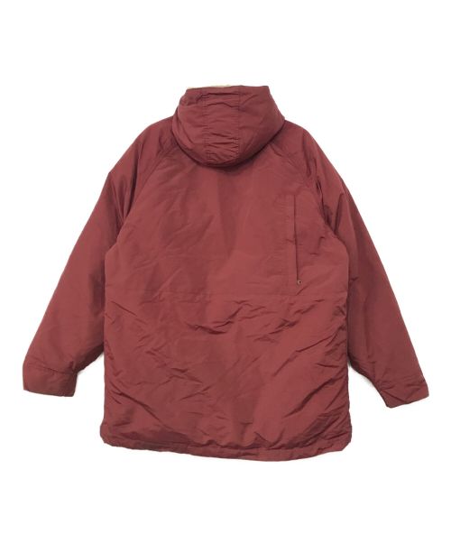 L.L.Bean（エルエルビーン）L.L.Bean (エルエルビーン) グースダウンジャケット レッド×ベージュ サイズ:Lの古着・服飾アイテム