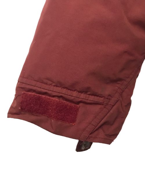 L.L.Bean（エルエルビーン）L.L.Bean (エルエルビーン) グースダウンジャケット レッド×ベージュ サイズ:Lの古着・服飾アイテム