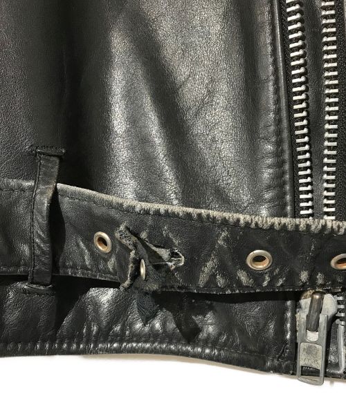Schott（ショット）Schott (ショット) ライダースジャケット ブラック サイズ:50の古着・服飾アイテム