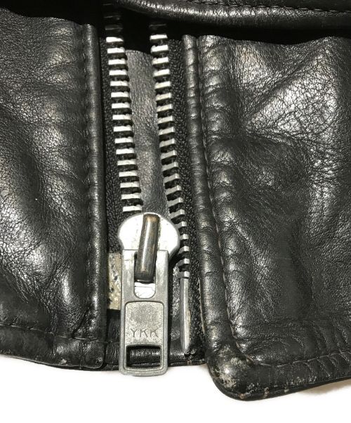 Schott（ショット）Schott (ショット) ライダースジャケット ブラック サイズ:50の古着・服飾アイテム