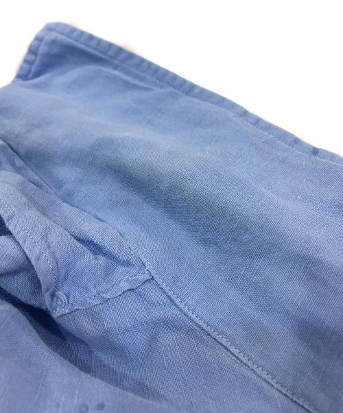 POLO RALPH LAUREN（ポロ・ラルフローレン）POLO RALPH LAUREN (ポロ・ラルフローレン) リネンシャツ スカイブルー サイズ:2XBの古着・服飾アイテム