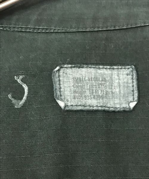 US ARMY（ユーエスアーミー）US ARMY (ユーエス アーミー) ジャングルファーティーグジャケット ブラック サイズ:Sの古着・服飾アイテム