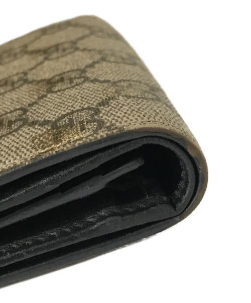 GUCCI（グッチ）GUCCI (グッチ) GGスプリーム カードケース ベージュの古着・服飾アイテム