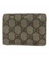 GUCCI (グッチ) GGスプリーム カードケース ベージュ：9000円