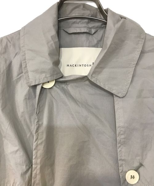 MACKINTOSH（マッキントッシュ）MACKINTOSH (マッキントッシュ) ナイロン オーバーサイズ トレンチコート グレー サイズ:8の古着・服飾アイテム