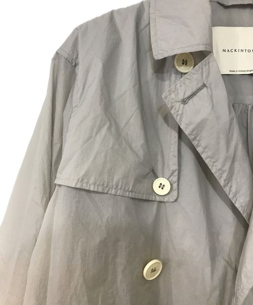 MACKINTOSH（マッキントッシュ）MACKINTOSH (マッキントッシュ) ナイロン オーバーサイズ トレンチコート グレー サイズ:8の古着・服飾アイテム