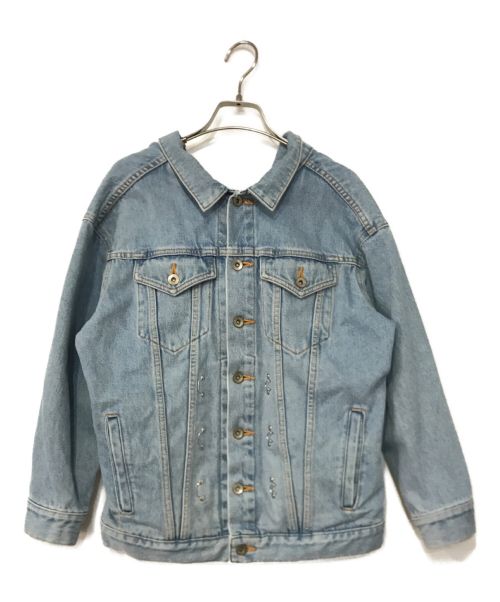 MADE IN HEAVEN（メイド イン ヘブン）MADE IN HEAVEN (メイド イン ヘブン) リメイクデニムジャケット インディゴ サイズ:1の古着・服飾アイテム