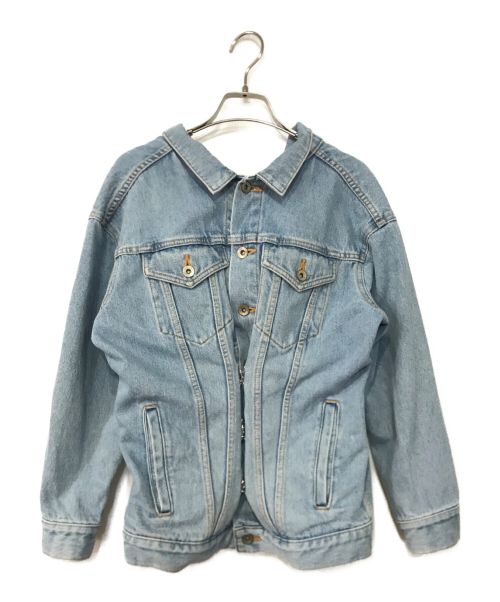 MADE IN HEAVEN（メイド イン ヘブン）MADE IN HEAVEN (メイド イン ヘブン) リメイクデニムジャケット インディゴ サイズ:1の古着・服飾アイテム