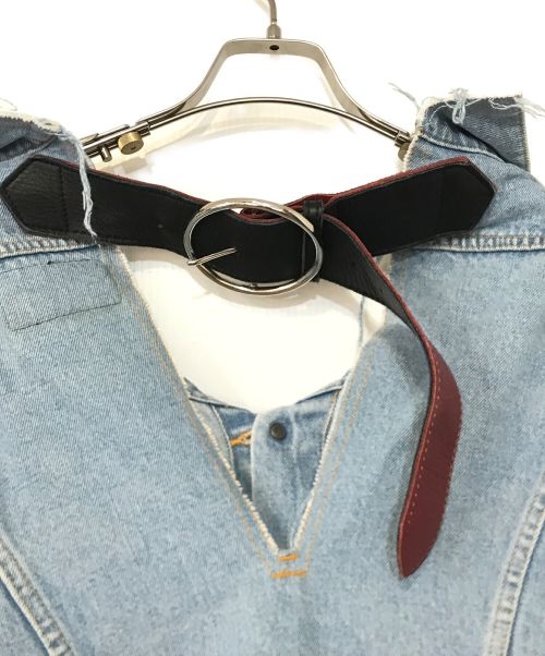 MADE IN HEAVEN（メイド イン ヘブン）MADE IN HEAVEN (メイド イン ヘブン) リメイクデニムジャケット インディゴ サイズ:1の古着・服飾アイテム