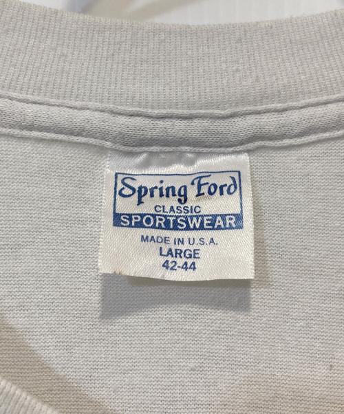 Spring Ford（スプリング フォード）Spring Ford (スプリング フォード) Rod stewart singer TEE ホワイト サイズ:Lの古着・服飾アイテム