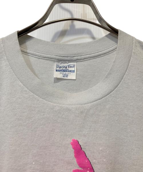 Spring Ford（スプリング フォード）Spring Ford (スプリング フォード) Rod stewart singer TEE ホワイト サイズ:Lの古着・服飾アイテム