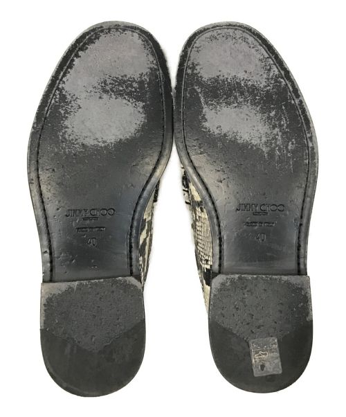 JIMMY CHOO（ジミーチュウ）JIMMY CHOO (ジミーチュウ) ローファー ベージュ サイズ:40の古着・服飾アイテム