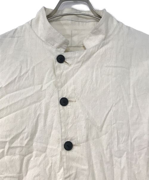 HACKNEY UNION WORKHOUSE（ハックニーユニオン ワークハウス）HACKNEY UNION WORKHOUSE (ハックニーユニオン ワークハウス) REENACTMENT SHIRT CO ベージュ サイズ:40の古着・服飾アイテム