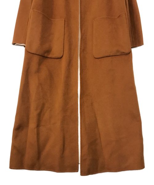 Max Mara Studio（マックスマーラ ストゥディオ）MAX MARA STUDIO (マックスマーラ ストゥディオ) ダブルフェイス リバーシブル コート ブラウン サイズ:40の古着・服飾アイテム