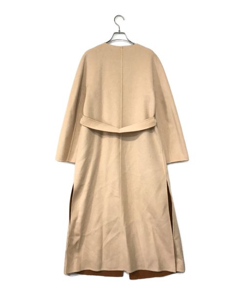Max Mara Studio（マックスマーラ ストゥディオ）MAX MARA STUDIO (マックスマーラ ストゥディオ) ダブルフェイス リバーシブル コート ブラウン サイズ:40の古着・服飾アイテム