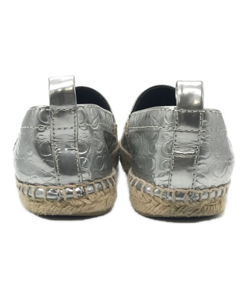 LOEWE（ロエベ）LOEWE (ロエベ) エスパドリーユ シルバー サイズ:36の古着・服飾アイテム
