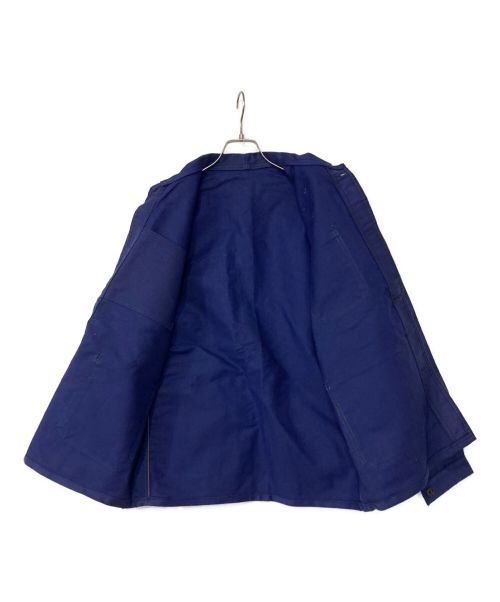 FRENCH WORK（フレンチワーク）FRENCH WORK (フレンチワーク) モールスキンジャケット ブルー サイズ:44の古着・服飾アイテム