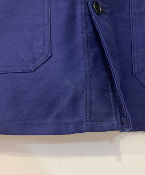 FRENCH WORK（フレンチワーク）FRENCH WORK (フレンチワーク) モールスキンジャケット ブルー サイズ:44の古着・服飾アイテム