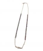 Preekプリーク）の古着「ストーンネックレス」｜グレー