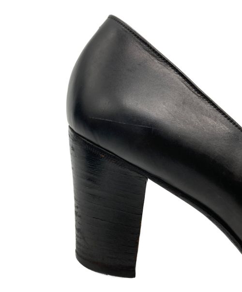 HERMES（エルメス）HERMES (エルメス) レザーパンプス ブラック サイズ:36の古着・服飾アイテム
