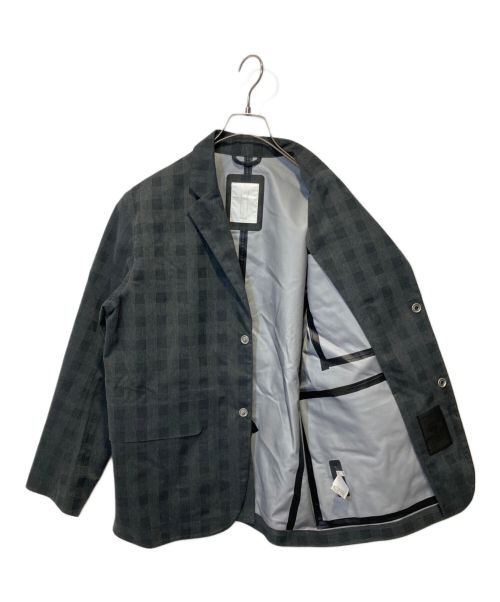 DESCENTE（デサント）DESCENTE (デサント) テーラードジャケット グレー サイズ:Ⅿの古着・服飾アイテム