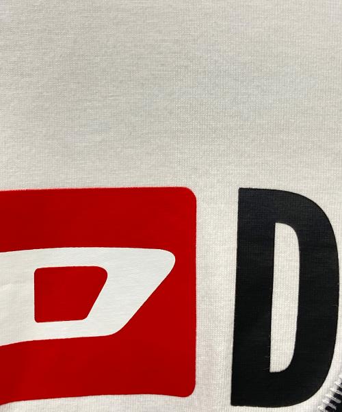 DIESEL（ディーゼル）DIESEL (ディーゼル) プリントカットソー ホワイト サイズ:Sの古着・服飾アイテム