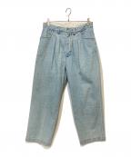 FARAHファーラー）の古着「two-tuck Wide Tapered Pants」｜インディゴ