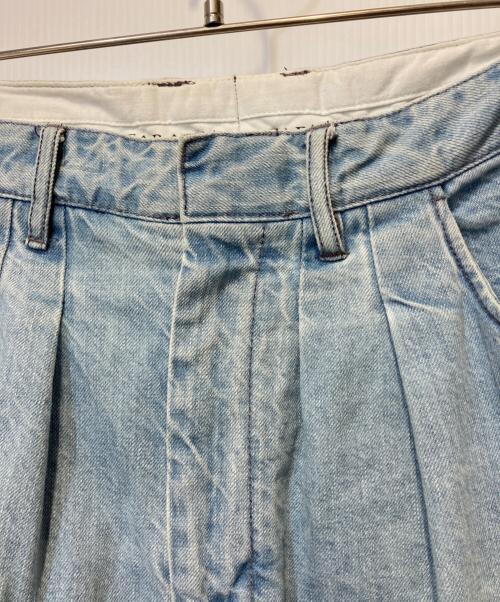 FARAH（ファーラー）FARAH (ファーラー) two-tuck Wide Tapered Pants インディゴ サイズ:30の古着・服飾アイテム