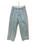 FARAH（ファーラー）の古着「two-tuck Wide Tapered Pants」｜インディゴ