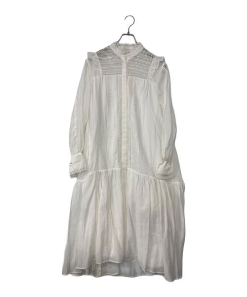 Estella.K（エステラケー）Estella.K (エステラケー) 長袖ワンピース ホワイト サイズ:FREEの古着・服飾アイテム