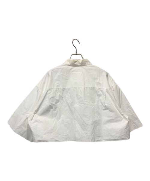 MM6 Maison Margiela（エムエムシックスメゾンマルジェラ）MM6 Maison Margiela (エムエムシックス メゾンマルジェラ) ショート丈シャツ ホワイト サイズ:40の古着・服飾アイテム