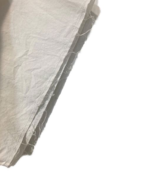 MM6 Maison Margiela（エムエムシックスメゾンマルジェラ）MM6 Maison Margiela (エムエムシックス メゾンマルジェラ) ショート丈シャツ ホワイト サイズ:40の古着・服飾アイテム