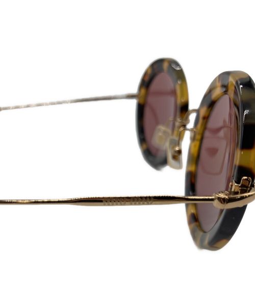 MIU MIU（ミュウミュウ）MIU MIU (ミュウミュウ) サングラス ブラウン サイズ:49□26 140の古着・服飾アイテム