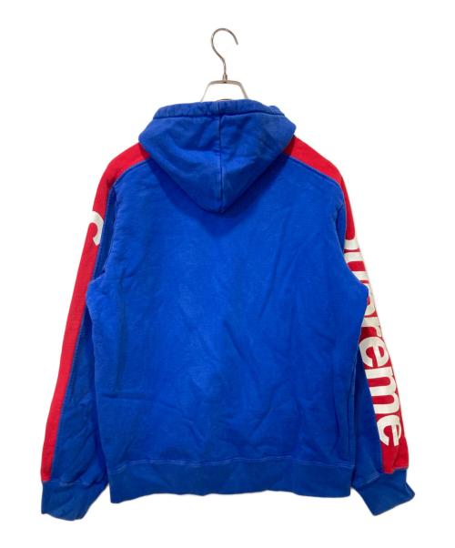 SUPREME（シュプリーム）Supreme (シュプリーム) Sideline Hooded sweatshirt ブルー サイズ:Ⅿの古着・服飾アイテム