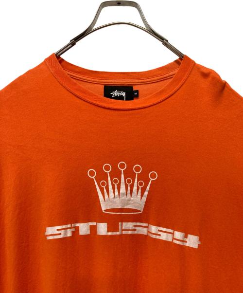 stussy（ステューシー）stussy (ステューシー) Tシャツ オレンジ サイズ:Mの古着・服飾アイテム